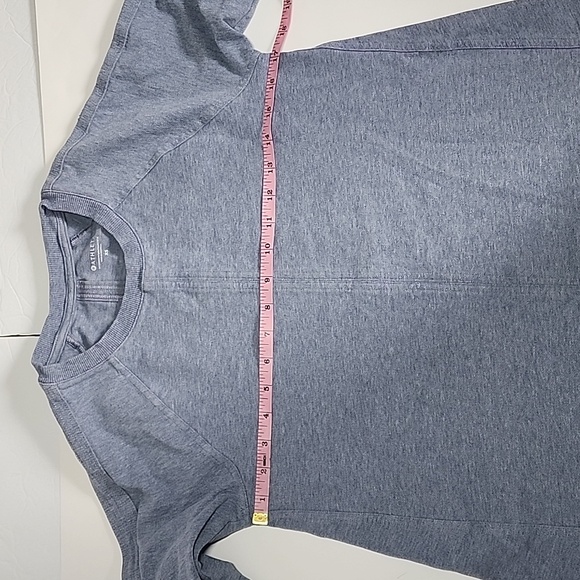 Athleta Blue Heather Long Sleeve Sweatshirt /Size XS - Picture 6 of 11